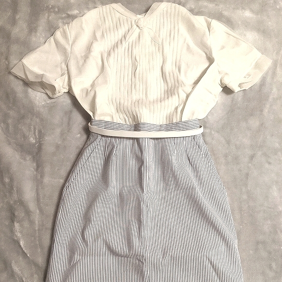 Vintage Striped Skirt and Jacket - Picture 3 of 3